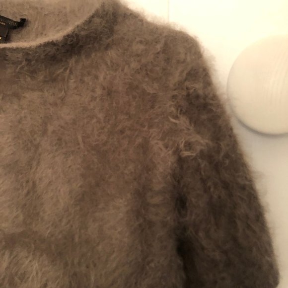 LOUIS VUITTON Angora cropped sweater Size L, soft - Picture 5 of 6